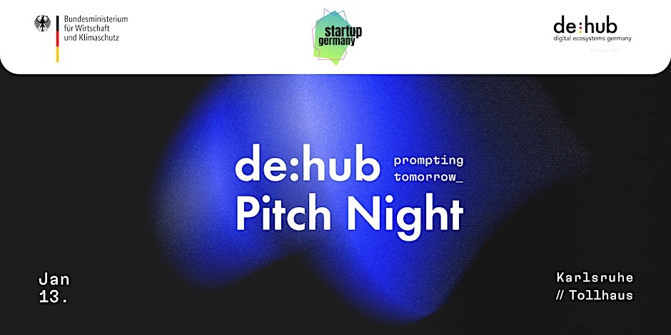 de:hub Pitch Night Header