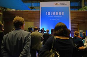 Jubiläumsveranstaltung 10 Jahre GTAI | Publikum beim Abendempfang