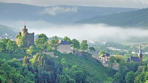 Federal State Saarland, Germany - View on Saarburg