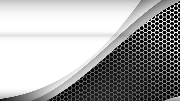 Metallic steel and honeycomb element background texture